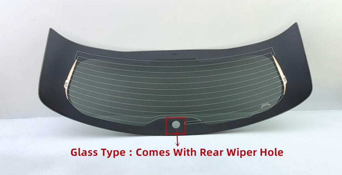 Heated Rear Back Window Tailgate Glass W/Wiper-Hole Compatible with Toyota Corolla Cross 2022-2026 (Not For Corolla)