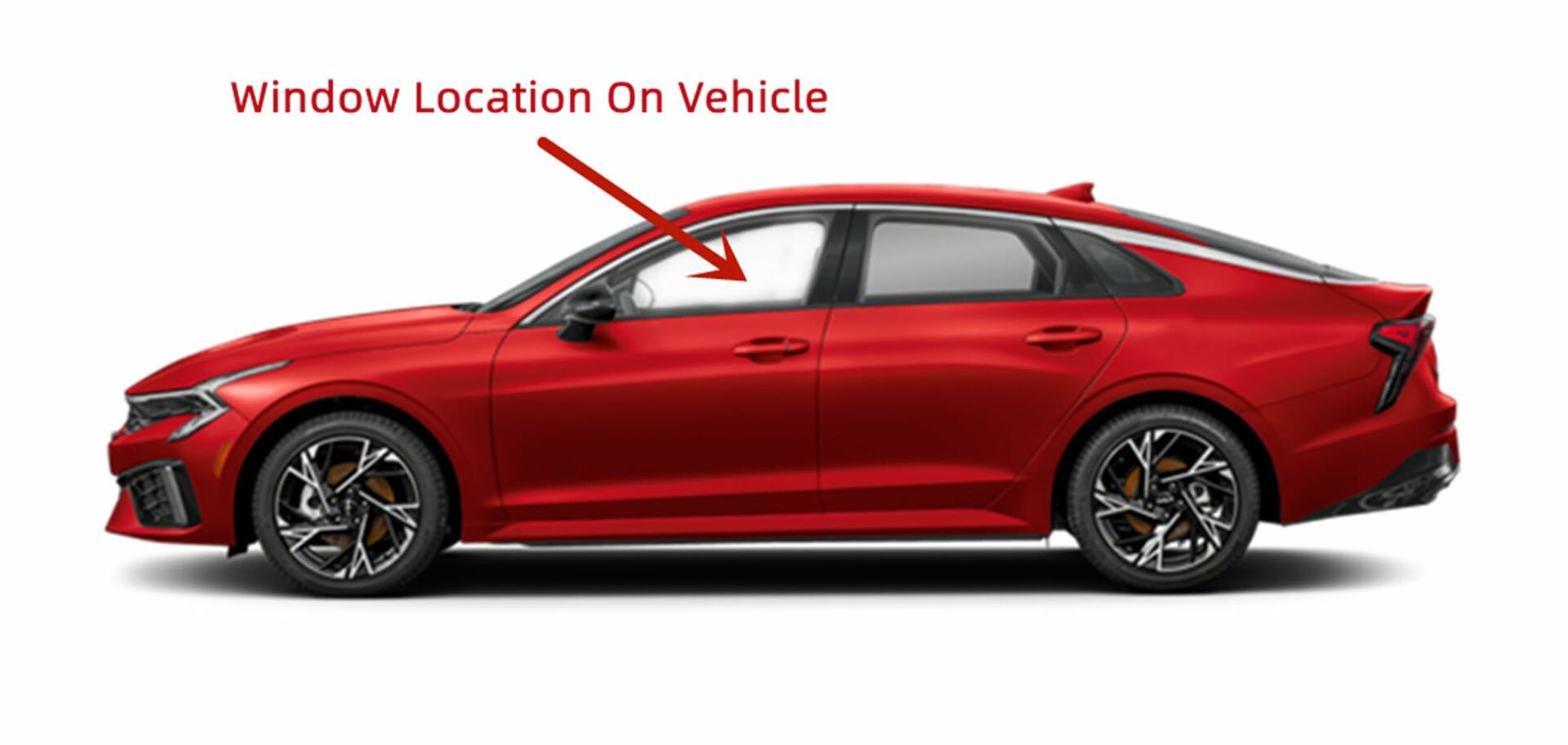 Laminated Driver Left Side Front Door Window Door Glass Compatible with Kia K5 2023-2026 Models