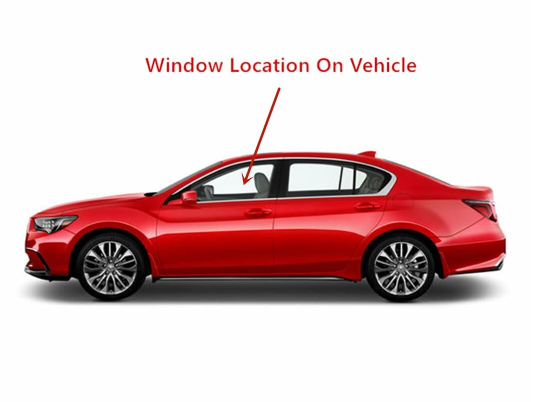 Laminated Driver Left Side Front Door Window Door Glass Compatible with Acura RLX 2014-2020 Models