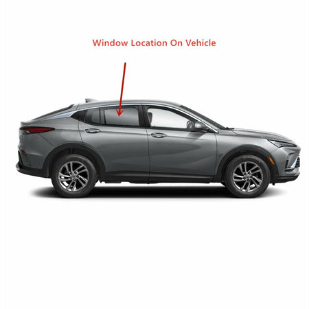 Tempered Passenger Right Side Rear Door Window Door Glass Compatible with Buick Envista 2024-2026 Models