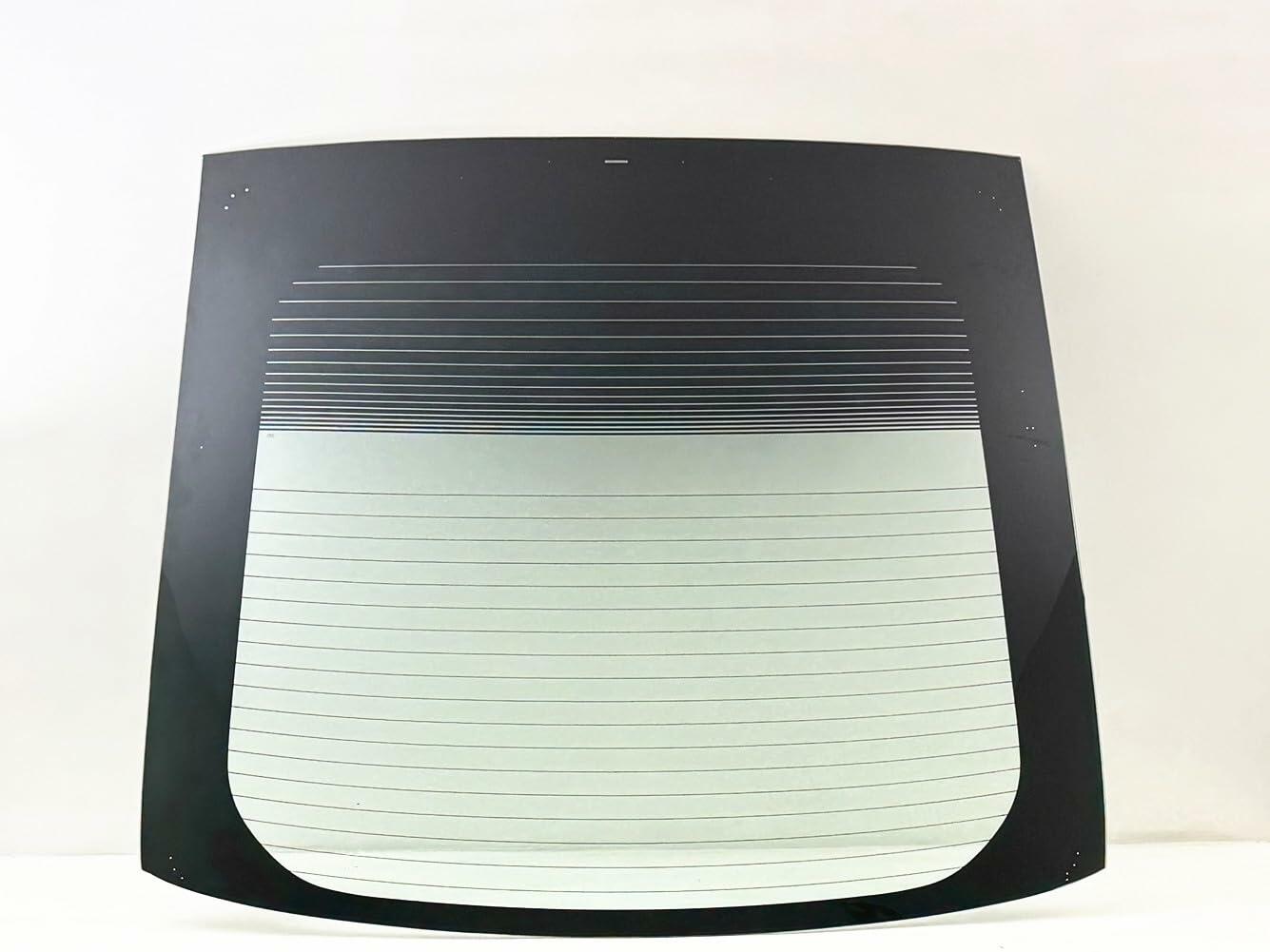 Without Wiper Style Heated Tempered Rear Back Window Back Glass Compatible with Scion TC 2011-2016 Models