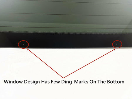 W/ Ding-Marks Style Heated Rear Tailgate Liftgate Back Window Back Glass Compatible with Kia Carnival 2022-2026 Models
