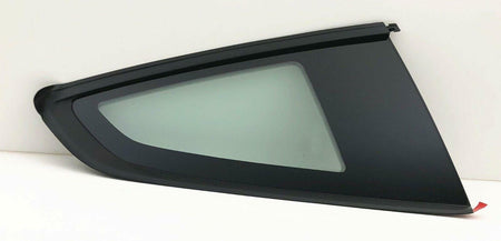 Tempered Passenger Right Side Quarter Window Quarter Glass Compatible with Ford Mustang 2-Door Coupe 2015-2023 Models