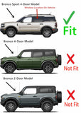 Tempered Driver Left Side Rear Door Window Door Glass Compatible with Ford Bronco Sport 2021-2026 Models (Doesn't Fit Bronco)