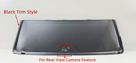 Laminated Black Trim Heated Rear Back Tailgate Liftgate Window Glass Compatible with Jeep Wagoneer/Wagoneer L/Grand Wagoneer/Grand Wagoneer L 2022-2025 Models W/Feature