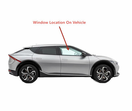 Laminated Passenger Right Side Front Door Window Glass Compatible with Kia EV6 2022-2025 Models