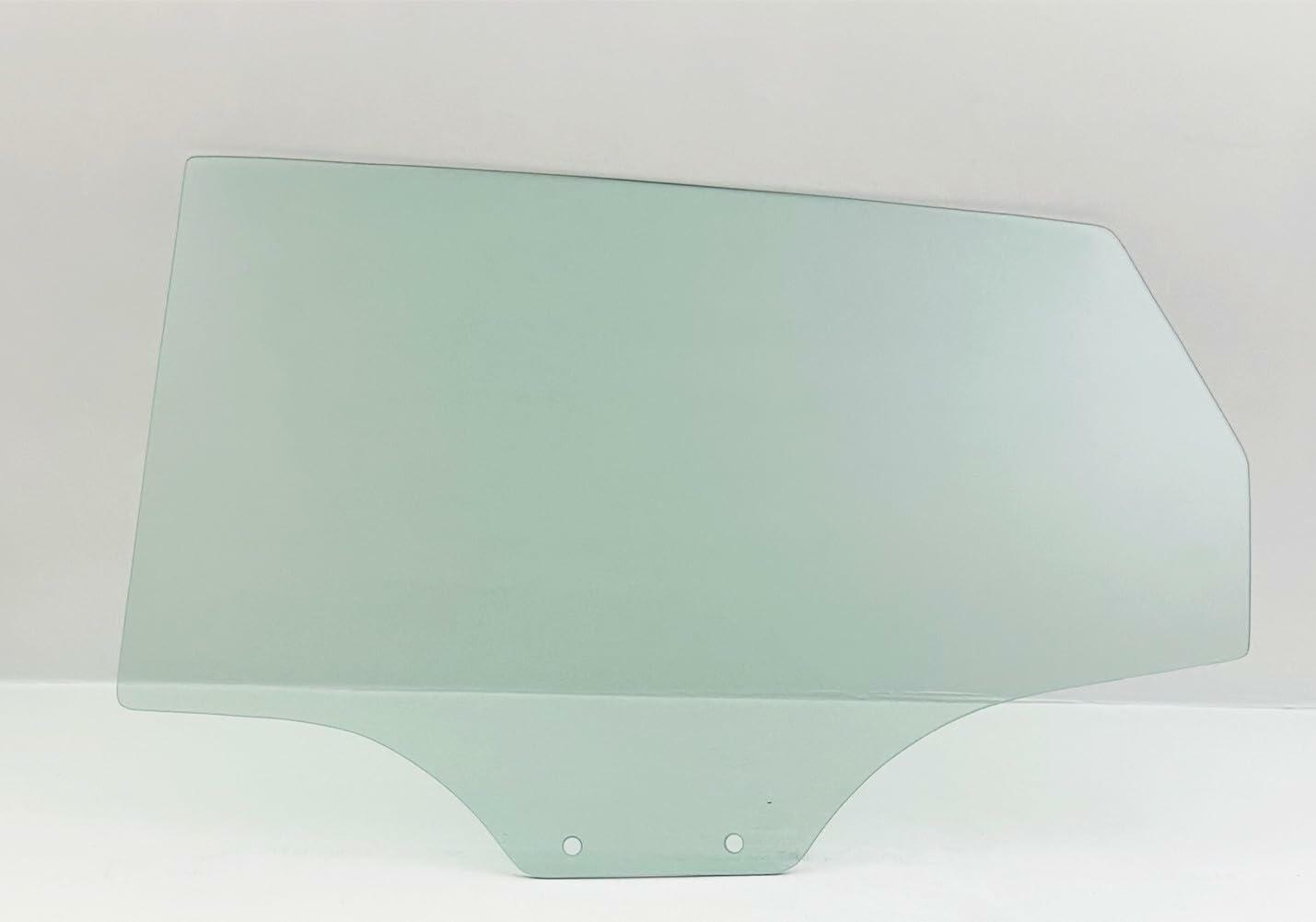 Driver Left Side Rear Door Window Door Glass Compatible with Hyundai Accent Hatchback 2012-2017 Models