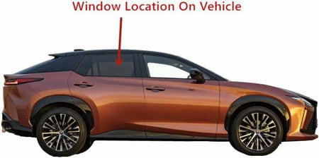 Laminated Passenger Right Side Rear Door Window Door Glass Compatible with Lexus RZ300e RZ450e 2023-2025 Models