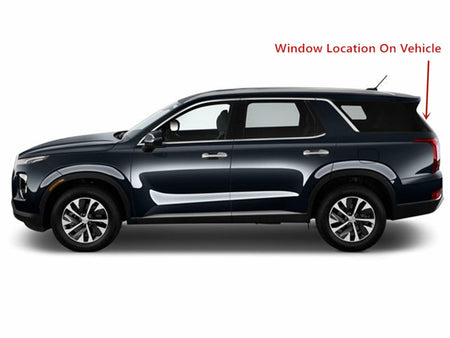Heated Rear Tailgate Liftgate Back Window Back Glass Compatible with Hyundai Palisade 2020-2025 Models
