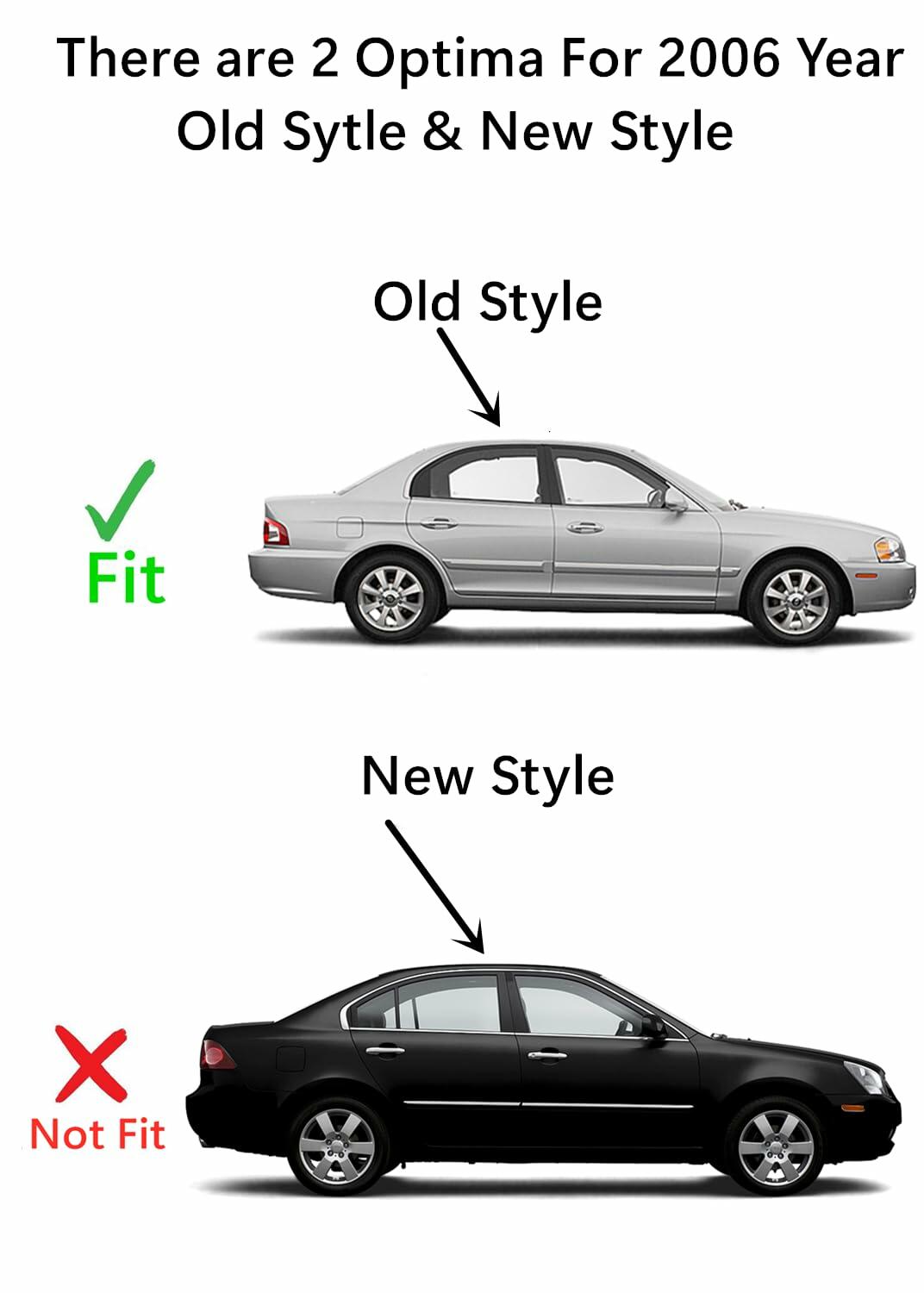 Heated Rear Back Window Back Glass Compatible with Kia Optima 2001-2006 Models