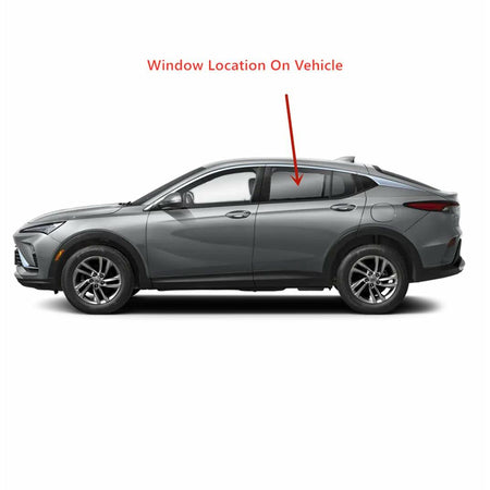 Tempered Driver Left Side Rear Door Window Door Glass Compatible with Buick Envista 2024-2026 Models