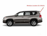 Heated Tempered Rear TailGate LiftGate Back Window Back Glass Compatible with Lexus GX470 2003-2010 Models