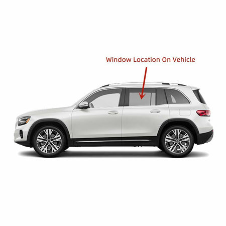 Driver Left Side Rear Door Window Door Glass Compatible with Mercedes Benz GLB-Class GLB200 GLB250 GLB35AMG 2020-2025/ EQB-Class EQB250+ EQB300 EQB350 2023-2025 Models