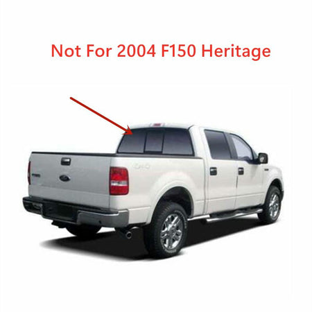 Rear Back Manual Slider Window Glass Compatible with Ford F150 2004-2014 Models (Not for F150Heritage)