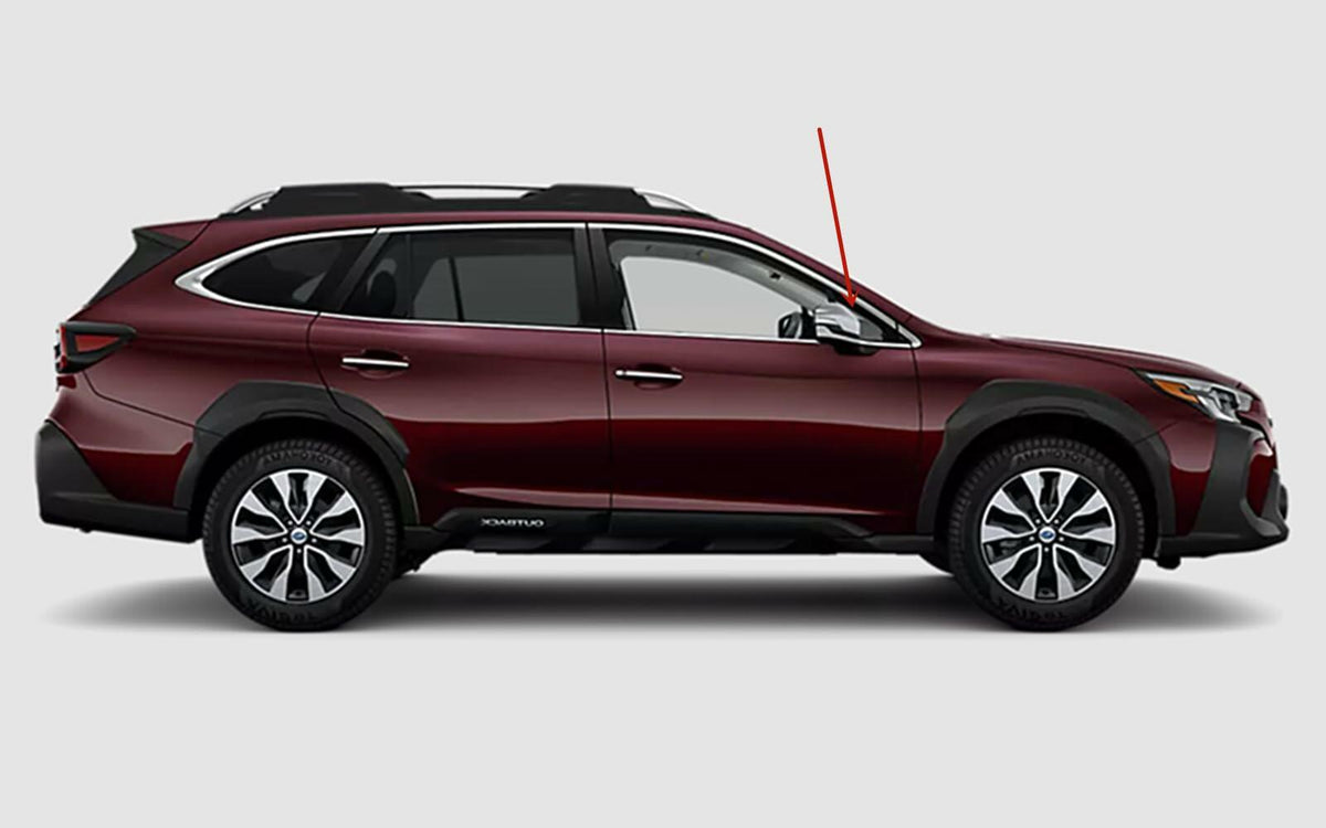 Passenger Right Side Front Vent Window Vent Glass Compatible with Subaru Legacy & Outback 2020-2025 Models Glass Only