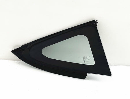 Chrome Moulding Style Driver Left Side Rear Quarter Window Quarter Glass Compatible with Tesla Model 3 2017-2023 Models