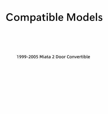 Tempered Driver Left Side Door Window Door Glass Compatible with Mazda Miata 1999-2005 Models