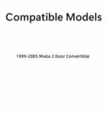 Tempered Driver Left Side Door Window Door Glass Compatible with Mazda Miata 1999-2005 Models