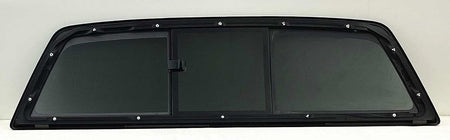 Rear Back Manual Slider Window Glass Compatible with Ford F150 2004-2014 Models (Not for F150Heritage)