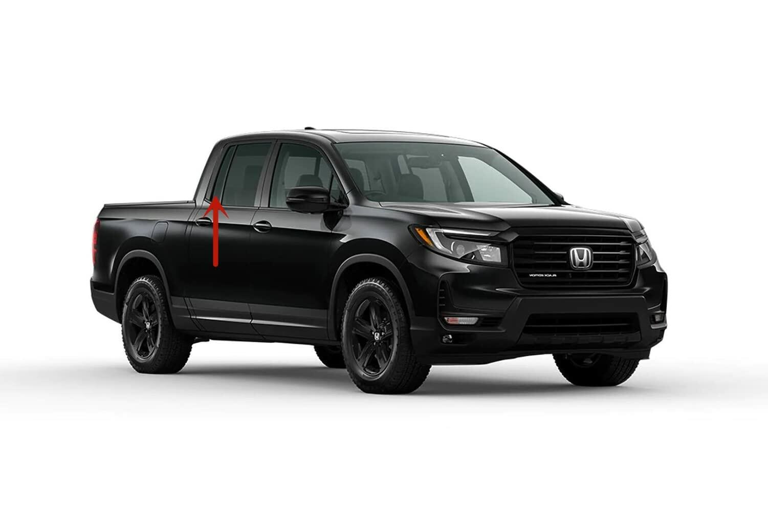 Passenger Right Side Rear Vent Window Vent Glass Compatible with Honda Ridgeline 2017-2025 Models
