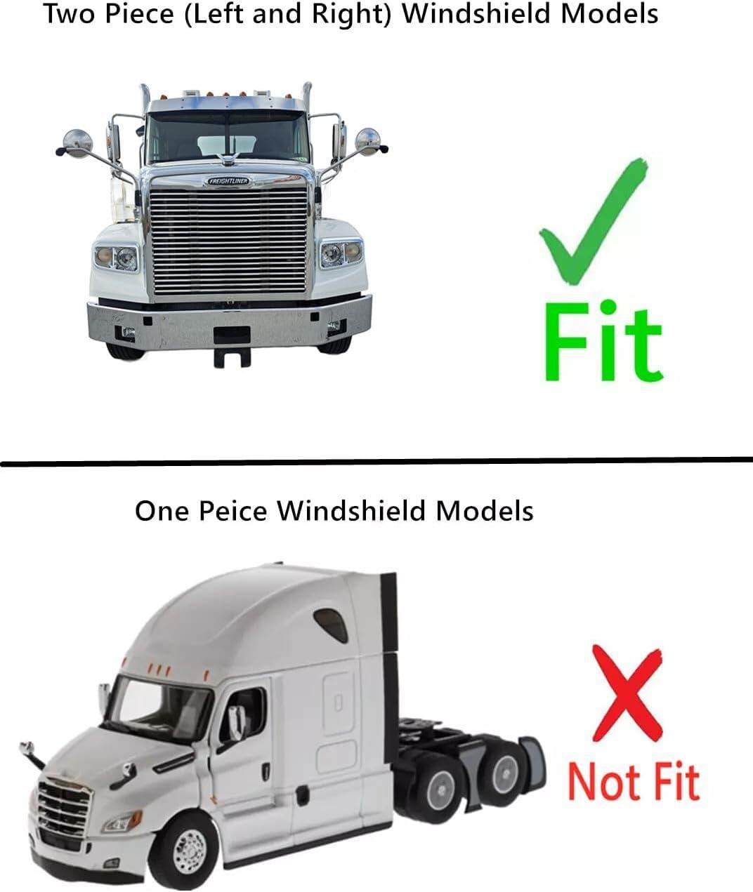 Laminated Passenger Right Side Front Windshield Window Glass Compatible with Freightliner Coronado Columbia Century Class 1996-2018 / 112SD 2012-2022 Models
