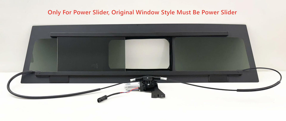Power Style Back Slider Window Back Glass Compatible with Ford Maverick 2022-2026 Models