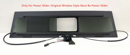 Power Style Back Slider Window Back Glass Compatible with Ford Maverick 2022-2026 Models