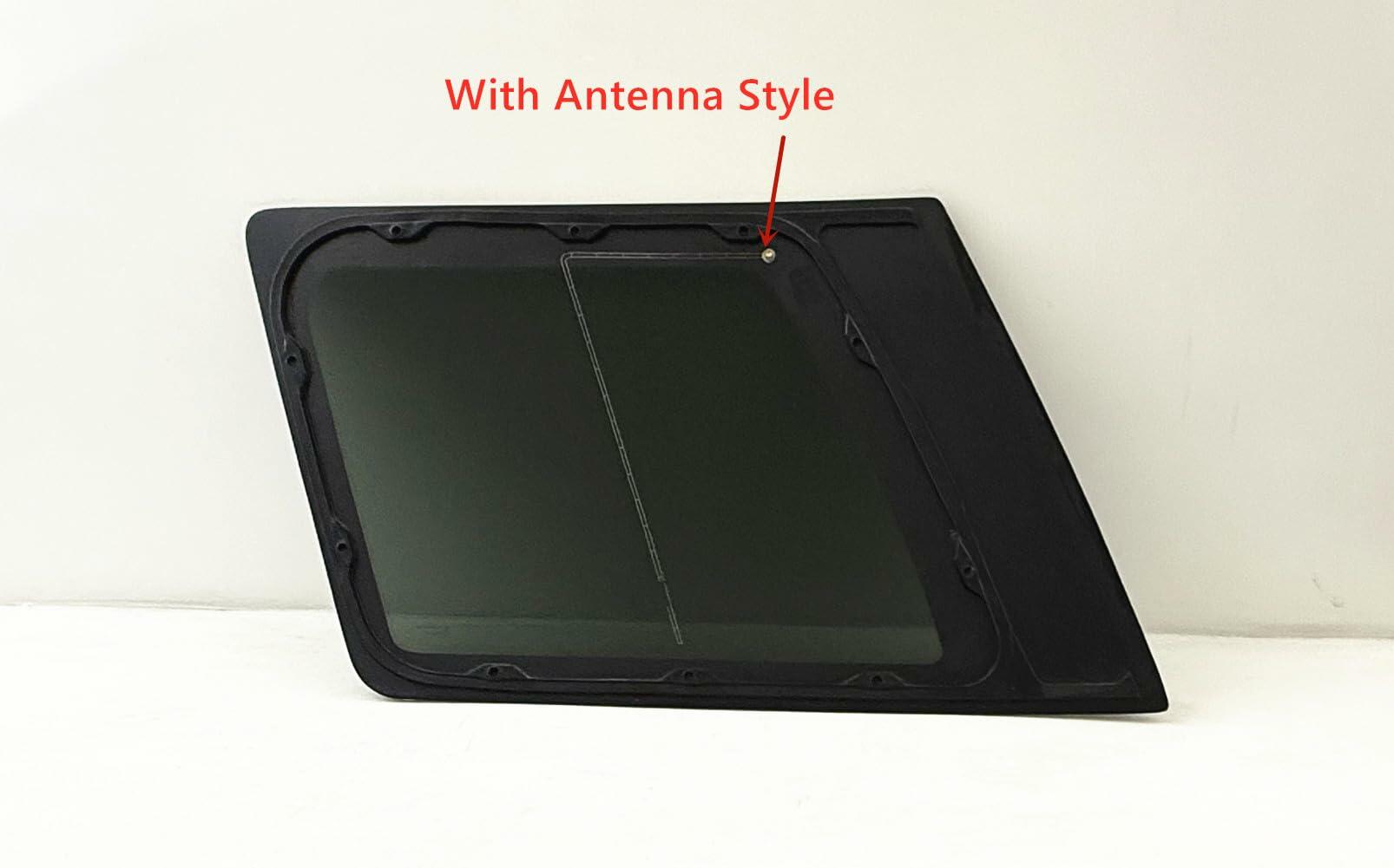 With-Antenna Style Passenger Right Side Quarter Window Quarter Glass Compatible with Ford Explorer Mercury Mountaineer 2002-2010 Models