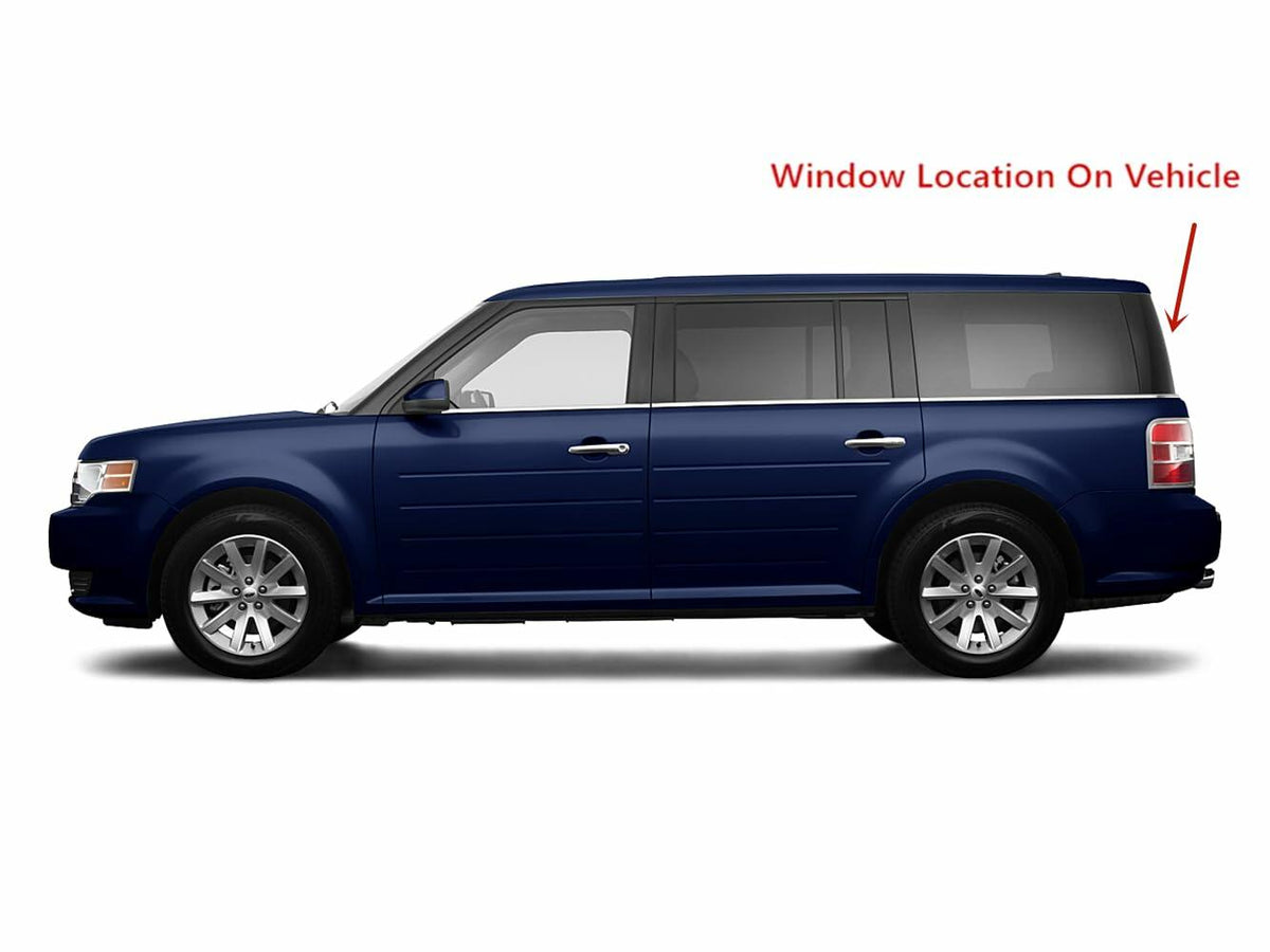 Heated Back Window Back Glass Compatible with Ford Flex 2009-2011 Models
