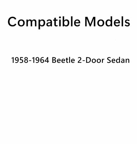 Laminated Front Windshield Window Glass Compatible with Volkswagen Beetle 1958-1964 2-Door Sedan Models