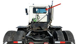 Glass Only W/O Gasket Back Window Back Glass Compatible with Mack CH600 CHU613 CL600 CL700 CT713 CTP713 CV513 CV533 CV712 CV713 CX CXU613 Granite GU712 GU713 GU812 GU813 Models