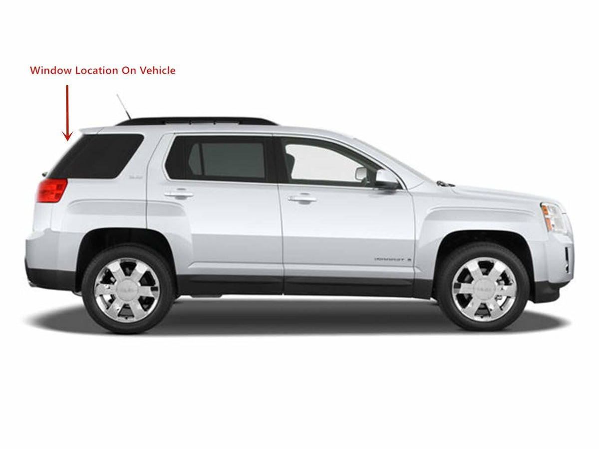 Heated Back Tailgate Window Back Glass Compatible with GMC Terrain 2010-2017 Models