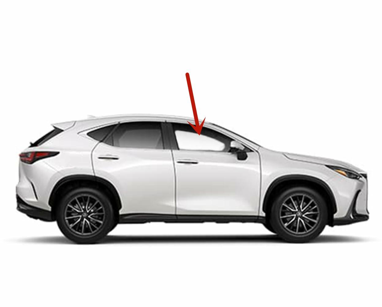 Laminated Passenger Right Side Front Door Window Door Glass Compatible with Lexus NX250 NX350 NX350h NX450h+ 2022-2025 Models