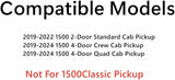 Tempered Rear Manual Slider Window Back Glass Compatible with Ram 1500 Pickup 2019-2024 Models (Not For 1500 Classic)