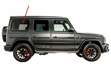 With Antenna Laminated Driver Left Side Quarter Window Quarter Glass Compatible with Mercedes Benz G500 G550 G63AMG 2019-2025 Models
