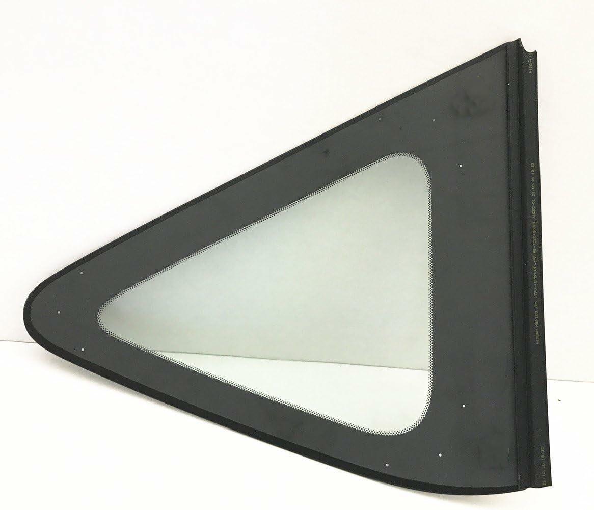 Driver Left Side Quarter Window Quarter Glass Compatible with Nissan Versa Note 2014-2019 Models