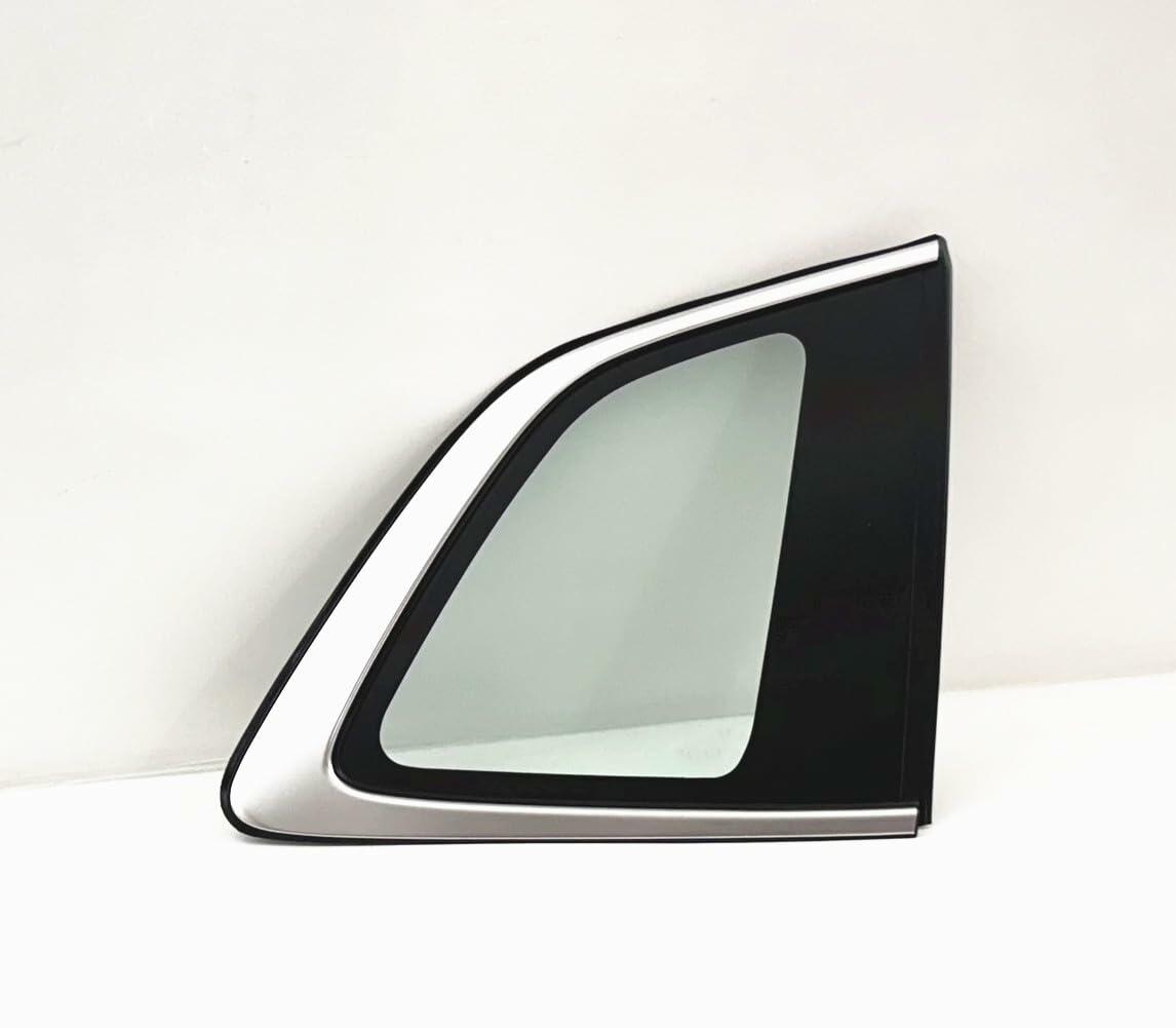 Chrome Molding Clear Color Passenger Right Side Quarter Window Quarter Glass Compatible with Honda CR-V 2023-2026 Models