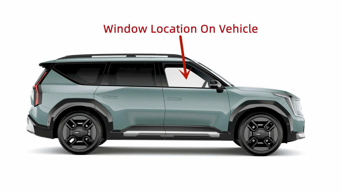 Laminated Passenger Right Side Front Door Window Door Glass Compatible with Kia EV9 2024-2025 Models