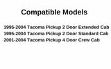 Tempered Factory Privacy Tinted Back Window Back Glass Stationary Compatible with Toyota Tacoma Pickup 1995-2004 Models