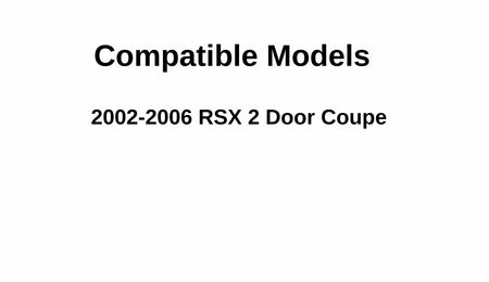 Heated Rear Back Window Back Glass Compatible with Acura RSX 2002-2006 Models