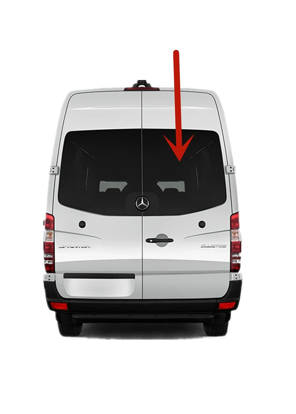 Factory Privacy Tinted Back Window Back Glass Passenger Right Side Compatible with Freightliner Sprinter/Dodge Sprinter 2007-2018 Models