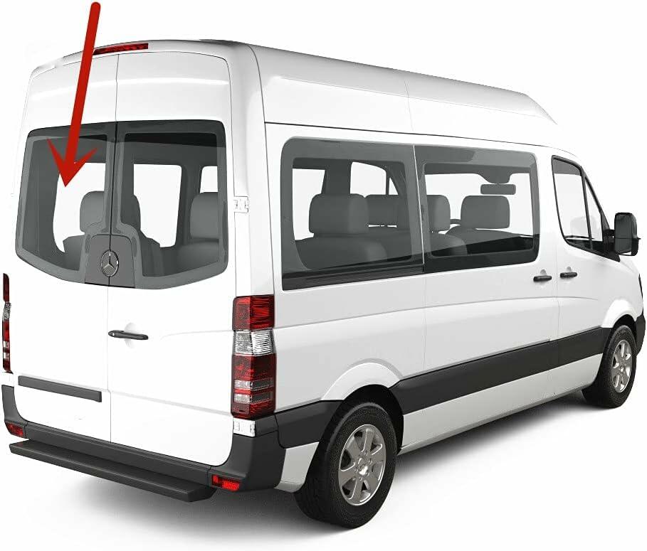 Heated Back Window Back Glass Driver Left Side Compatible with Freightliner Sprinter/Dodge Sprinter 2007-2018 Models