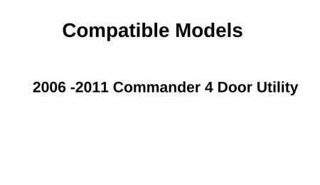 Passenger Right Side Quarter Window Quarter Glass Compatible with Jeep Commander 2006-2011 Models