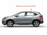 Tempered Driver Left Side Rear Door Window Door Glass Compatible with Honda HR-V 2016-2022 Models