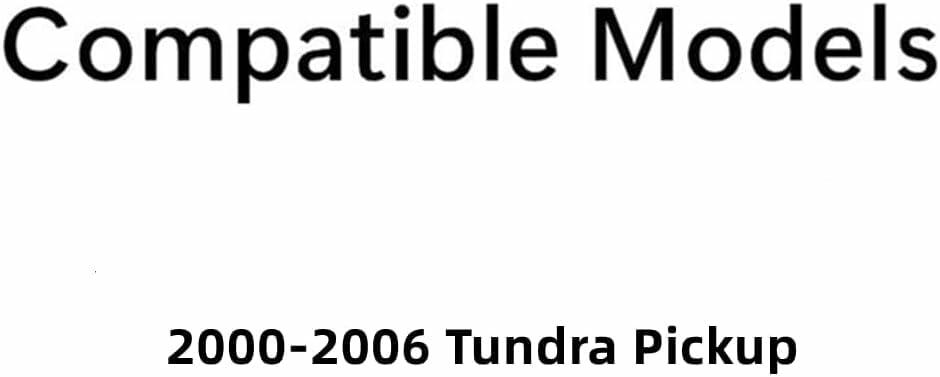 Encapsulated Clear Stationary Rear Window Back Glass Compatible with Toyota Tundra Pickup 2000-2006 Models