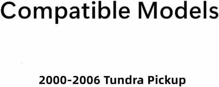Encapsulated Clear Stationary Rear Window Back Glass Compatible with Toyota Tundra Pickup 2000-2006 Models