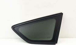 Tempered Passenger Right Side Rear Quarter Window Quarter Glass Black Frame Style Compatible with Ford Escape 2013-2019 Models