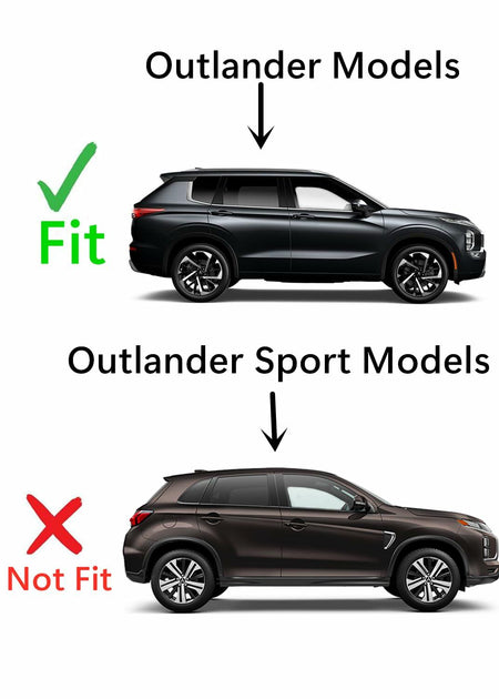 Tempered Passenger Right Side Rear Door Window Door Glass Compatible with Mitsubishi Outlander / Outlander PHEV 2022-2024 Models (Not For Outlander Sport)