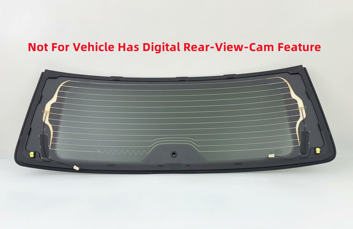 OEM Chrome Trim Heated Rear Back Tailgate Liftgate Window Glass Compatible with Jeep Wagoneer / Wagoneer L / Grand Wagoneer / Grand Wagoneer L 2022-2026 Models