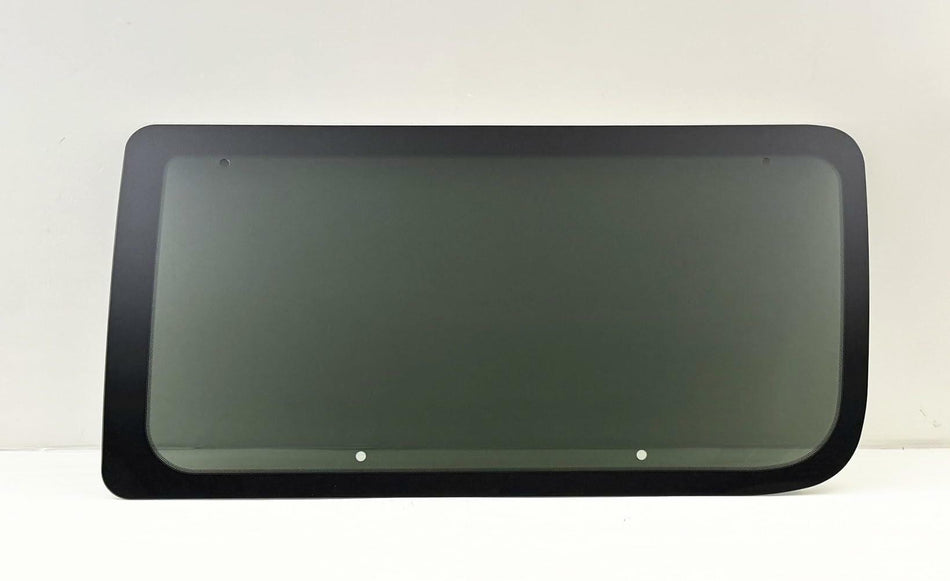 Tempered Movable Style Passenger Right Side Sliding Door Window Door Glass Compatible with Ford Econoline 1998-2016 Models